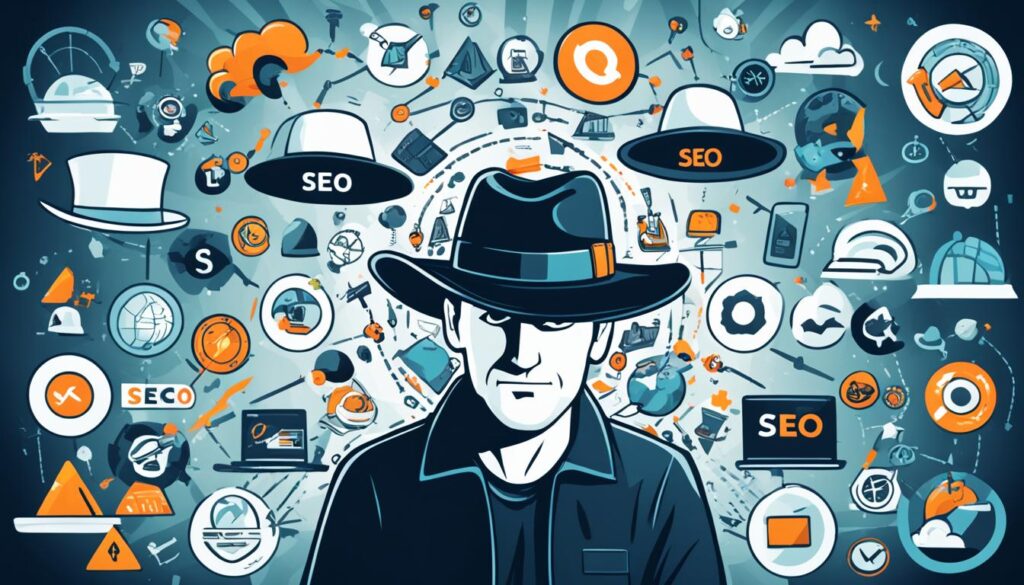 What are white-hat and black-hat seo techniques?