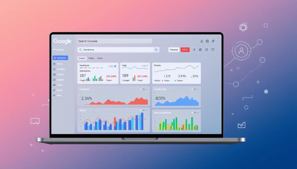 Google search console dashboard